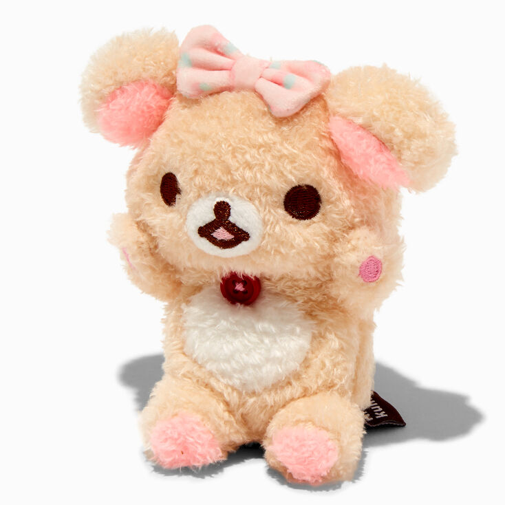 Rilakkuma&trade; 4&#39;&#39; Pink Strawberry &amp; Bear Plush Toy,