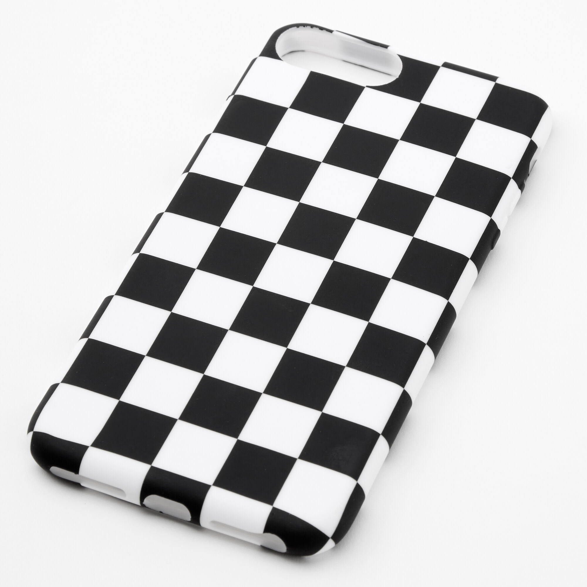 Black \u0026 White Checkered Phone Case