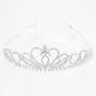 Silver Rhinestone Tiara &amp; Teardrop Earring Set - 2 Pack,