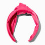 Hot Pink Silky Knotted Headband,