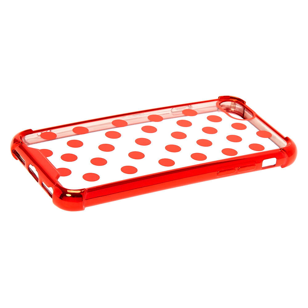 Red Polka Dot Phone Case - Fits iPhone 6/7/8/SE,