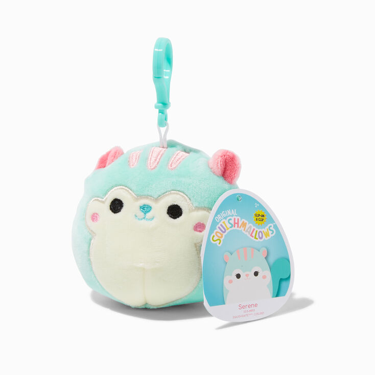 Squishmallows&trade; Serene the Squirrel 3.5&quot; Clip-On Plush Toy,