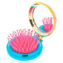 Rainbow Disco Ball Pop Up Hair Brush,