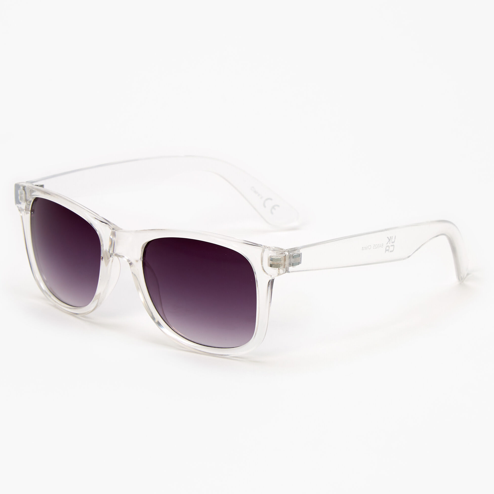 Claire's Lunettes de soleil rétro - Transparent
