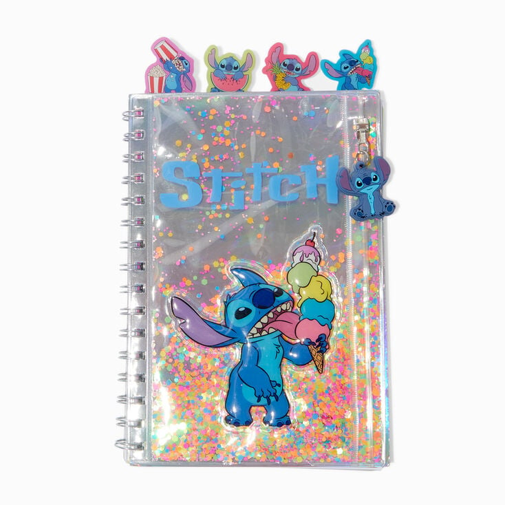Disney Stitch Claire&#39;s Exclusive Foodie Shaker Notebook,