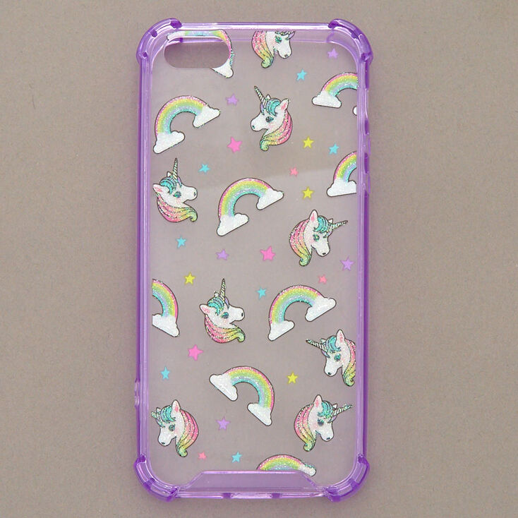 Coque de portable protectrice licorne gonfl&eacute;e - Compatible avec iPhone 5/5S/5SE,