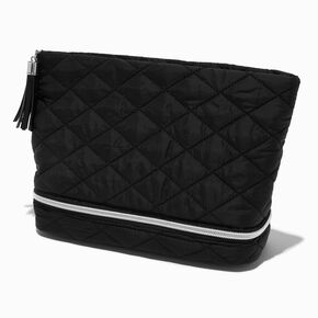Black Puffy Makeup Bag,