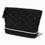 Black Puffy Makeup Bag,