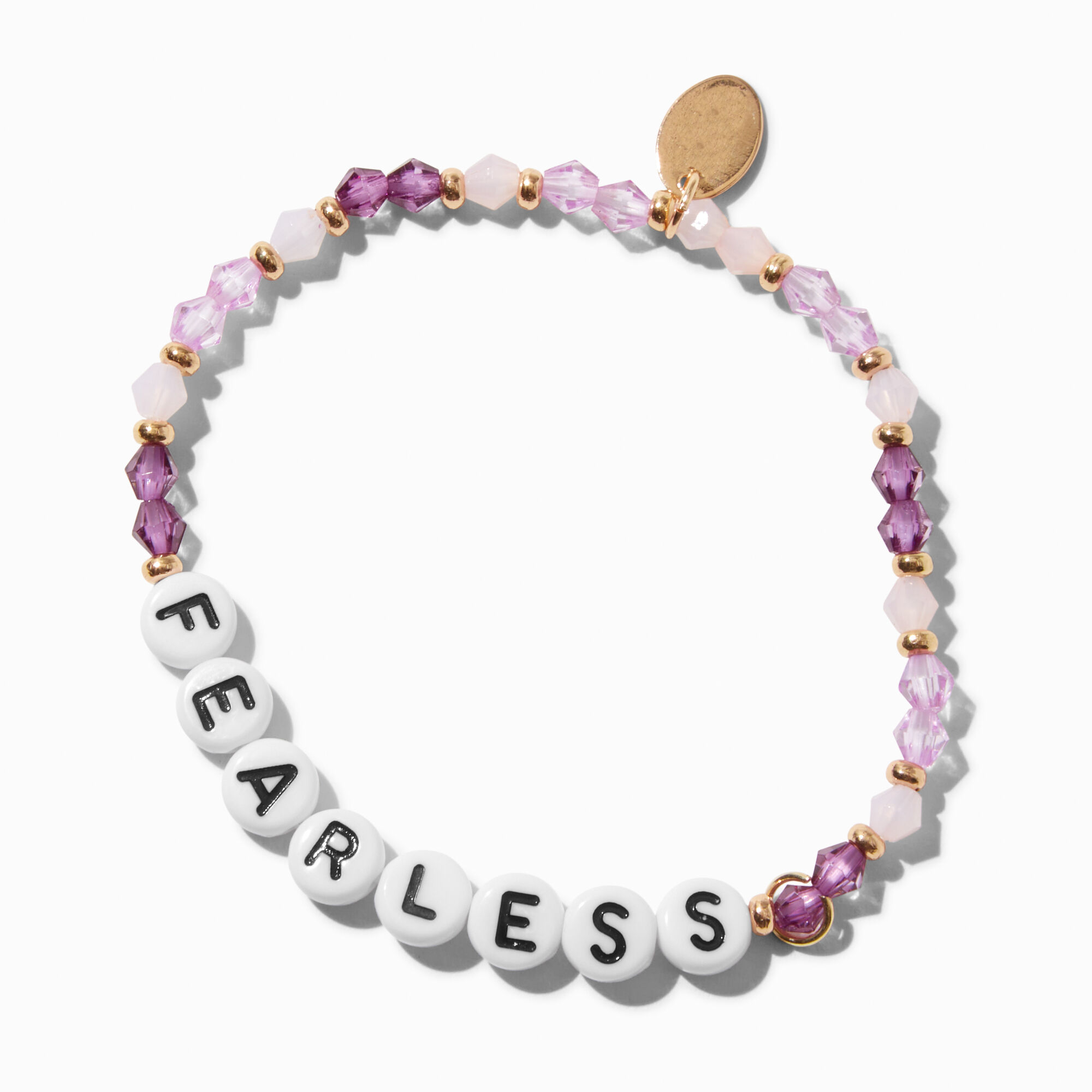 View Claires fearless Beaded Stretch Bracelet Purple information