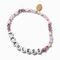 Bracelet &eacute;lastique perl&eacute; &laquo;&nbsp;Fearless&nbsp;&raquo;,