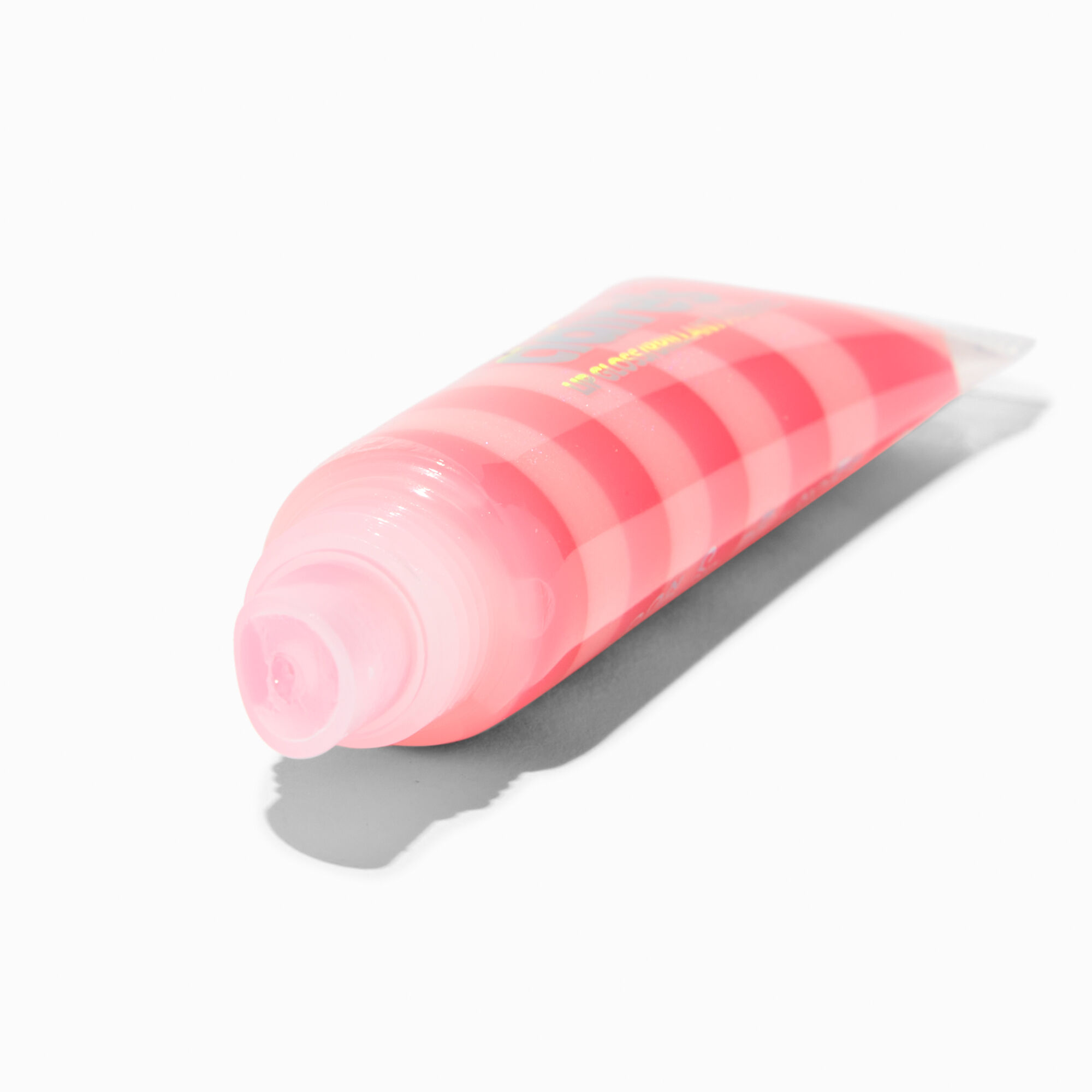 Étui de gloss bonhomme en pain d’épices et tube de gloss tourbillon,