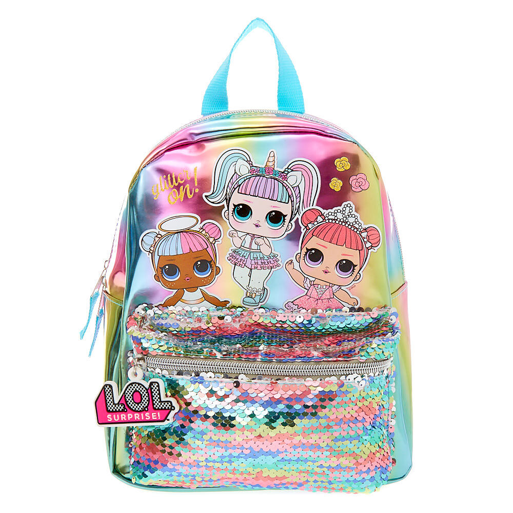 lol glitter backpack