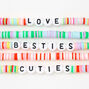 Rainbow Disc Stretch Friendship Bracelets - 5 Pack,
