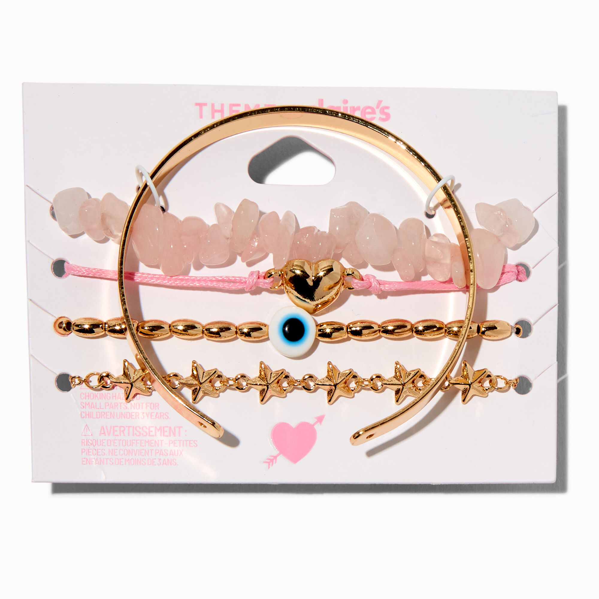 T H E M E x Claire's ''Be You'' Evil Eye Beaded Bracelet Set - 5 Pack