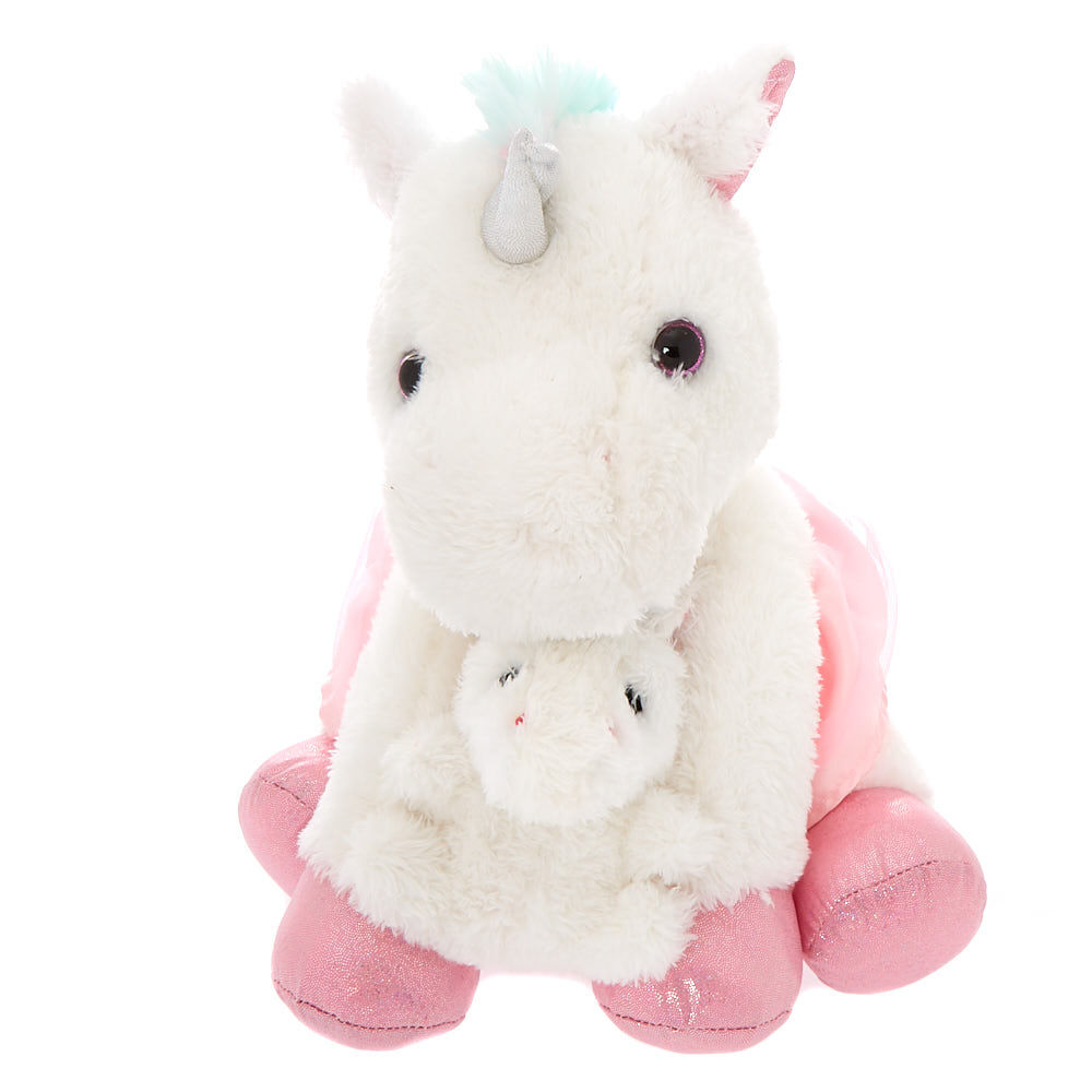 stuffed unicorn with babies