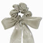 Green Sheer Hair Bow Scrunchie,