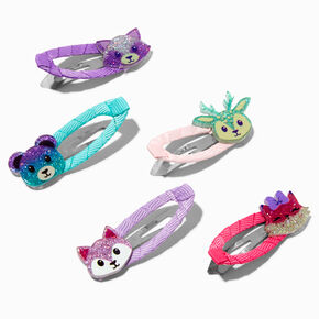 Claire&#39;s Club Blue Ombr&eacute; Chiffon Hair Bow Clip Set - 3 Pack,