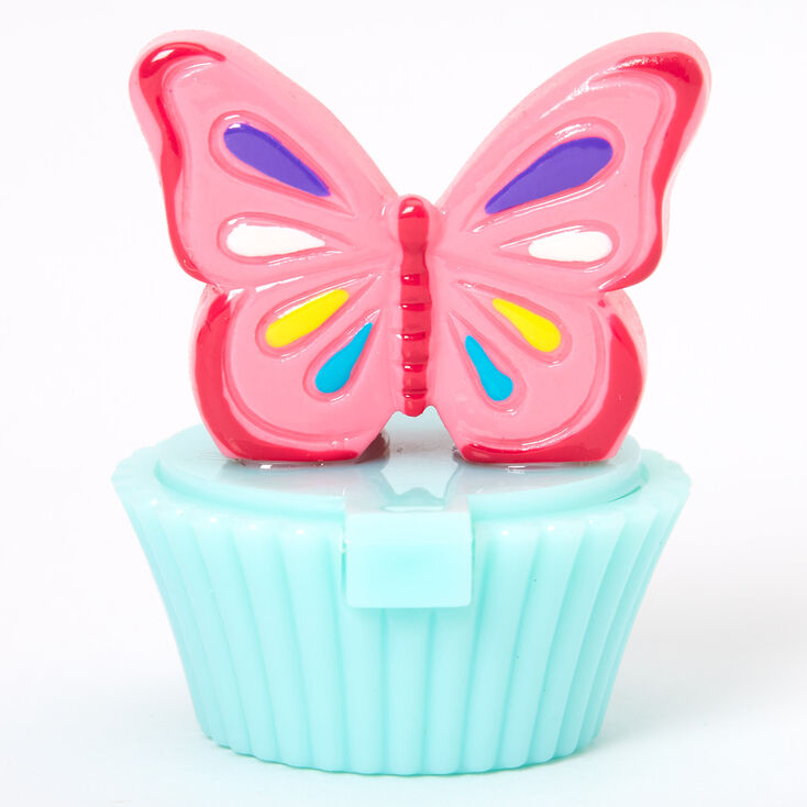 Claire&#39;s Club Butterfly Lip Gloss Pot - Cherry,