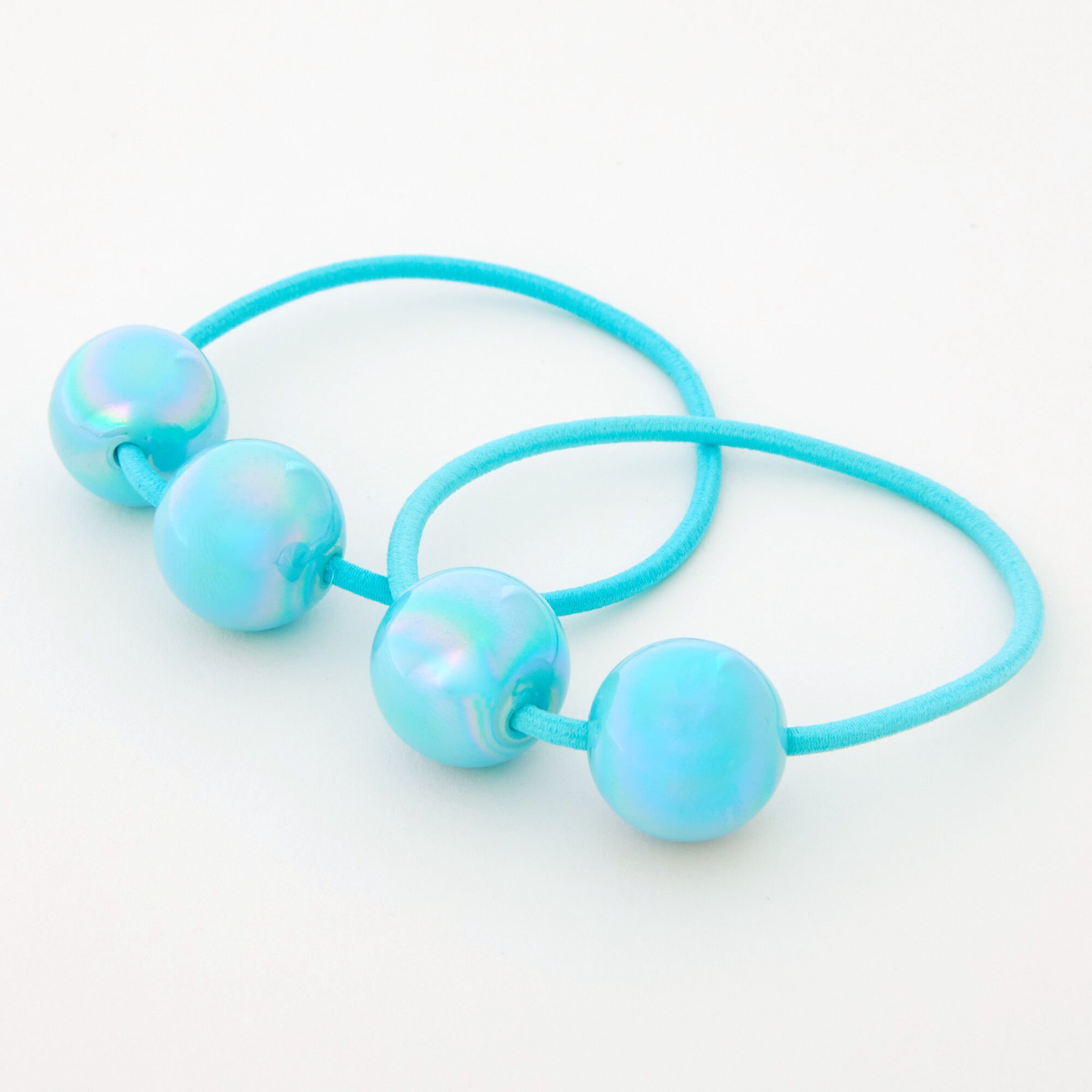 Hair ties with clearance beads