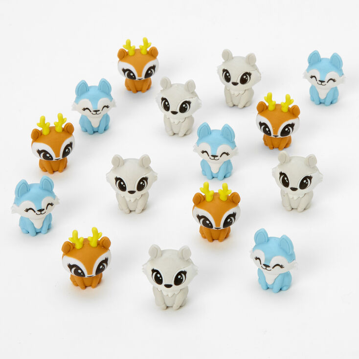 Holiday Critter Erasers - 15 Pack,