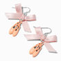 Pink Ballet Slipper 1.5&quot; Drop Earrings,