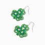 St. Patrick&#39;s Day Gemstone Shamrocks 1&quot; Drop Earrings,