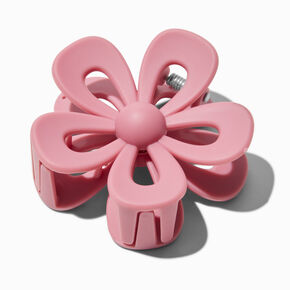 Mauve Open Flower Hair Claw,