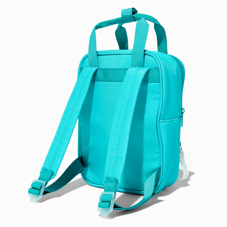 Claire's Club Turquoise Canvas Backpack