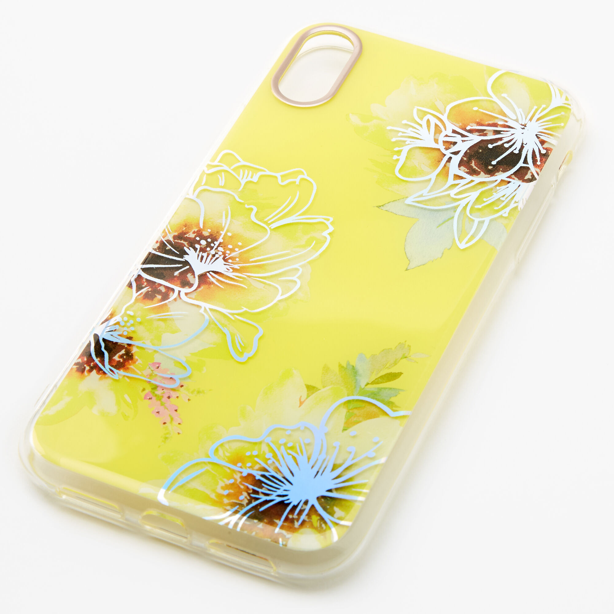 Yellow iphone top xr case