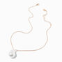 Bubble Pearl Gold-tone Pendant Necklace,