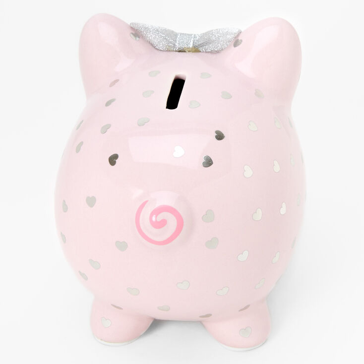 Tirelire cochon en c&eacute;ramique rose Claire&#39;s&nbsp;Club,