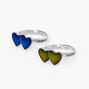 Best Friends Two Hearts Mood Rings - 2 Pack,