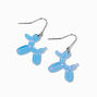Light Blue Balloon Animal Drop Earrings,