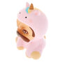 Pink Unicorn Water-Filled Heart Glitter Pen,