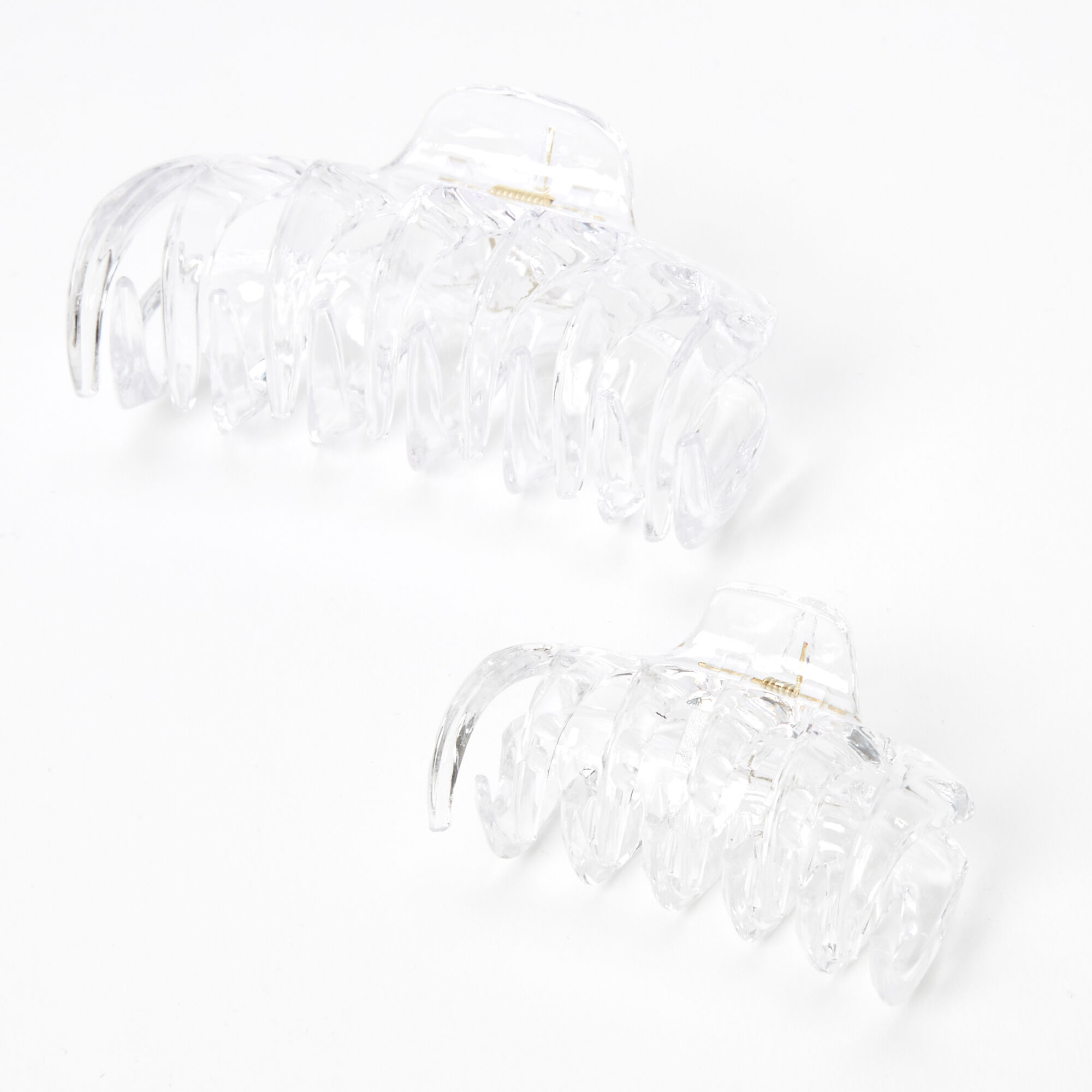 View Claires Spike Hair Claws Clear 2 Pack information