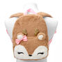 Claire&#39;s Club Furry Deer Small Backpack - Brown,