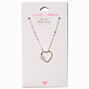 T H E M E x Claire&#39;s Silver-tone Heart Carabiner Necklace,