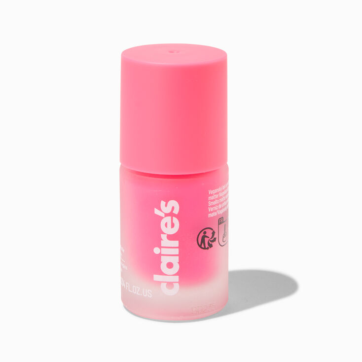 Matte Effect Vegan Nail Polish - Pink,