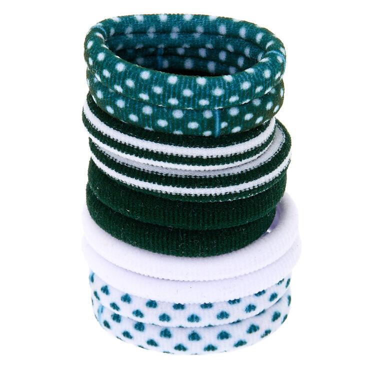 Claire&#39;s Club Hair Bobbles - Green, 10 Pack,