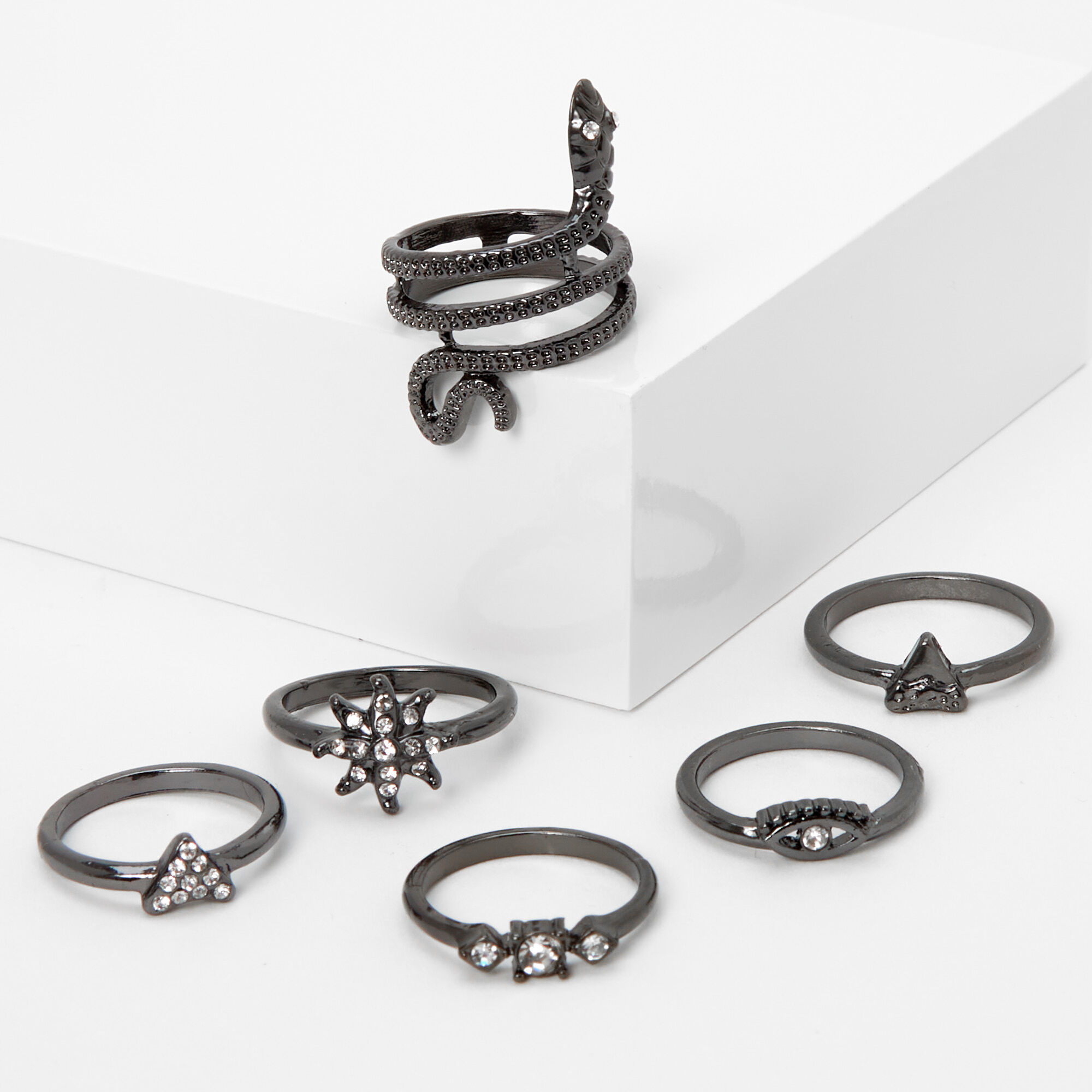 Black hotsell snake rings