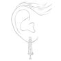 Silver Crystal Waterfall Necklace &amp; 1&quot; Drop Earrings Set &#40;2 Pack&#41;,
