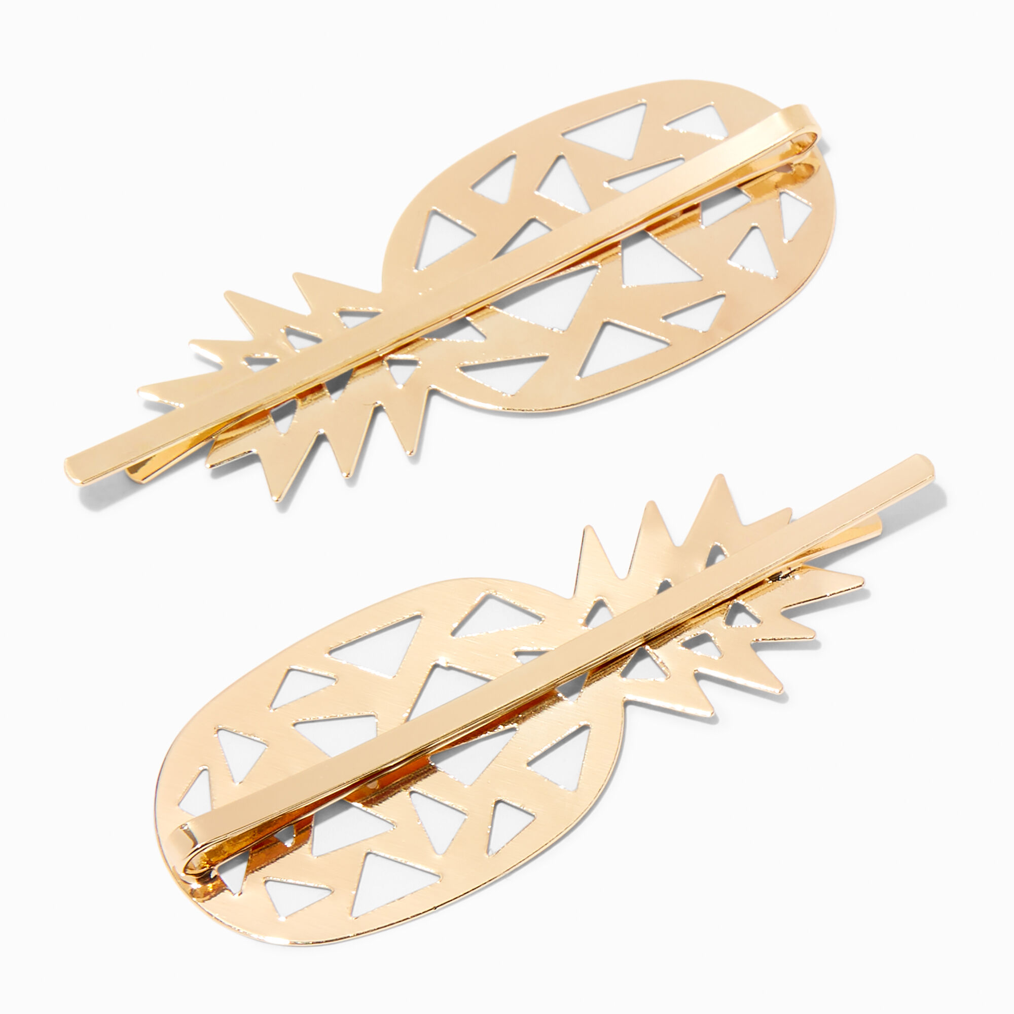 Gold Filigree Pineapple Hair Pins (2 Pack),