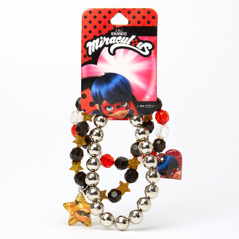 Miraculous™ Beaded Stretch Bracelets – 3 Pack,