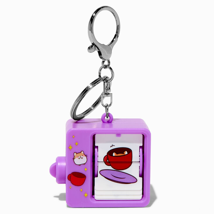 Moving Book Wind-Up Keychain,