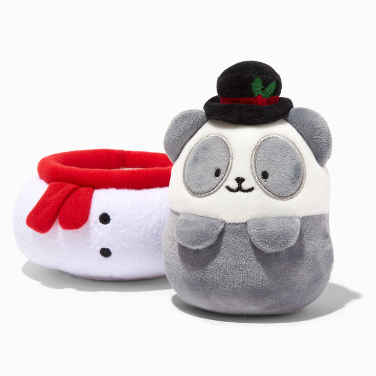 Anirollz&trade; Pandaroll Snowman Plush Toy,