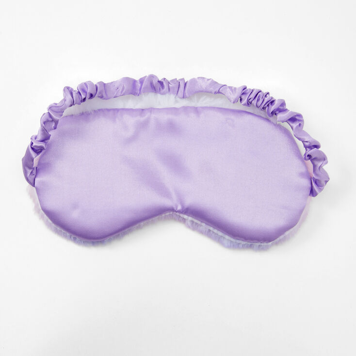 Purple Ombre Furry Sleeping Mask,