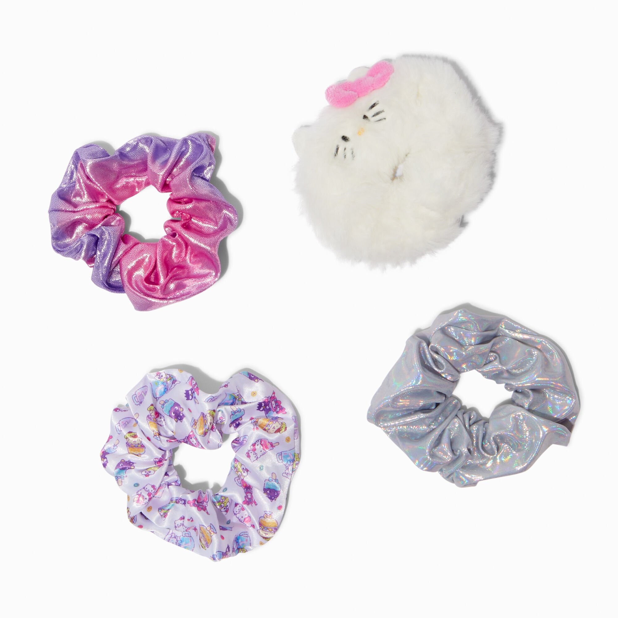Hello Kitty® And Friends Hair Scrunchies - 4 Pack,