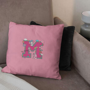 My Melody&reg; Varsity Letter Printed Throw Pillow &#40;ds&#41;,