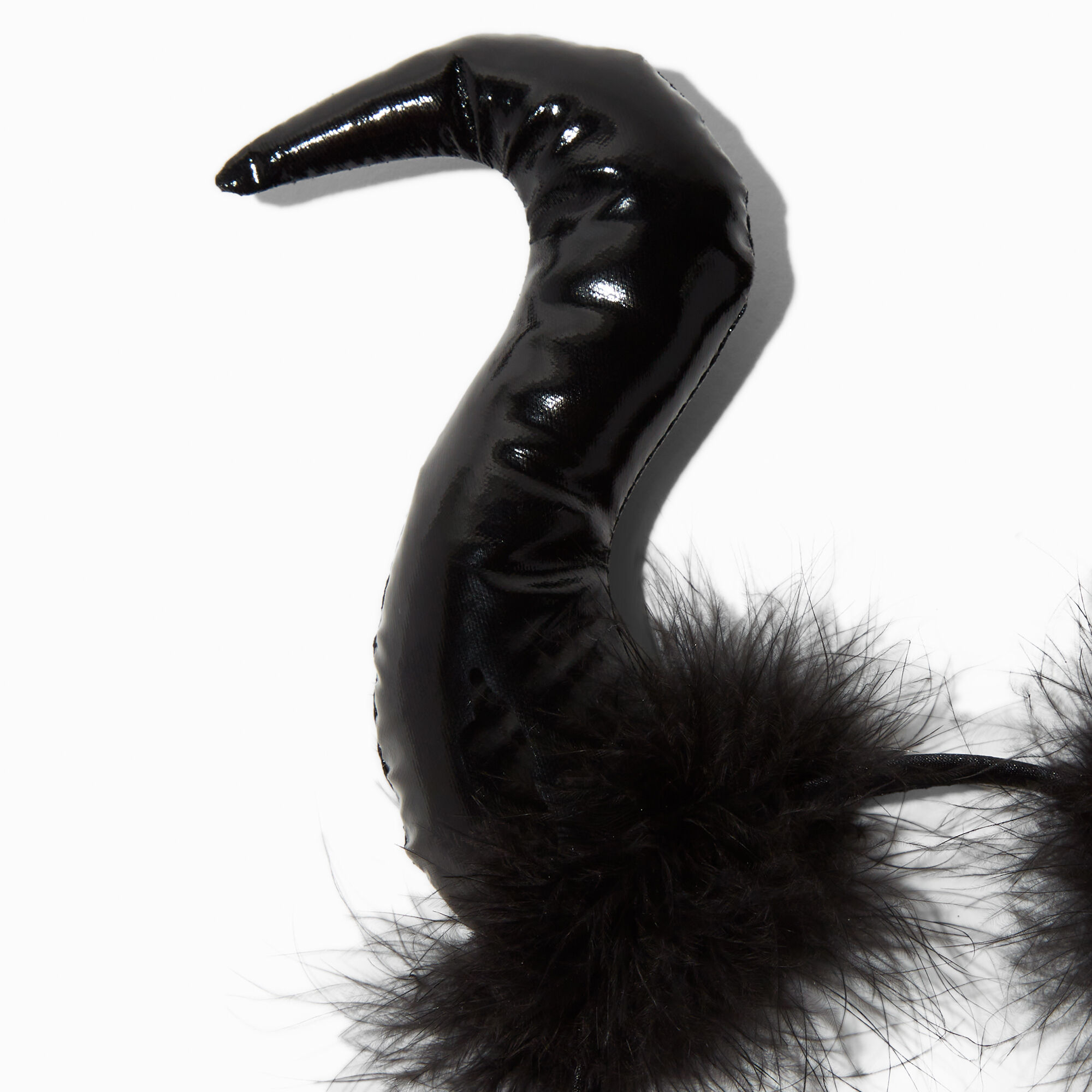 Serre-tête à cornes de sorcière noires,