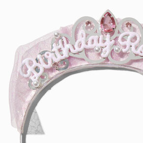 Birthday Royalty Glitter Tulle Headband,